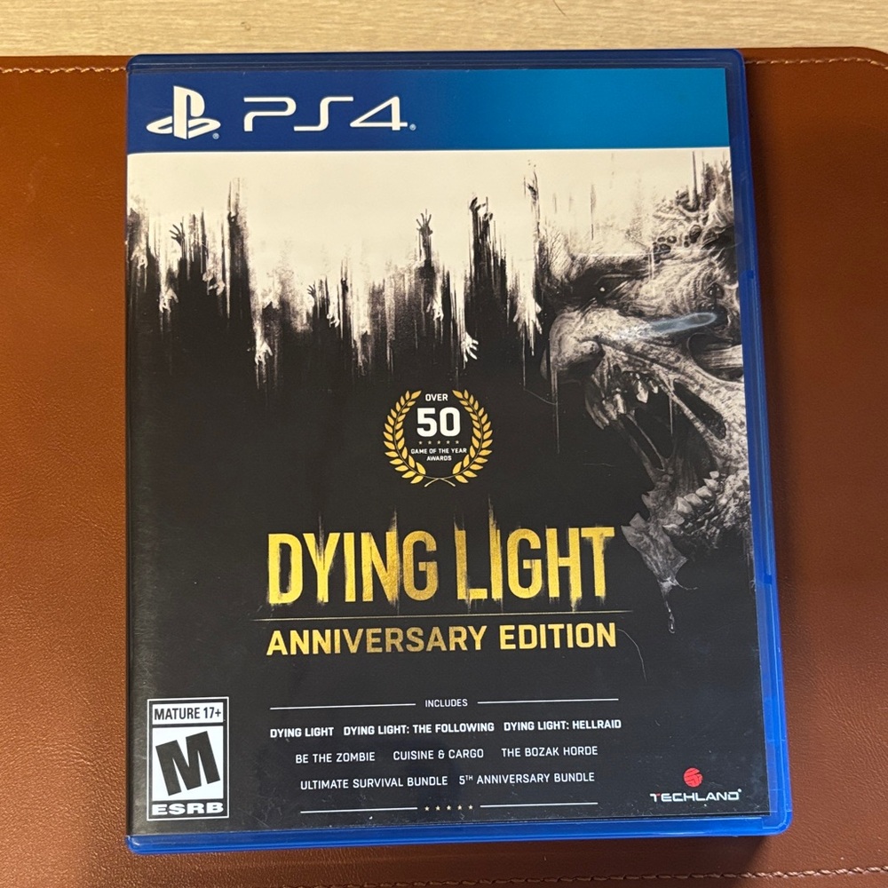 PS4 Dying Light Anniversary Edition ultimate open world zombie survival game